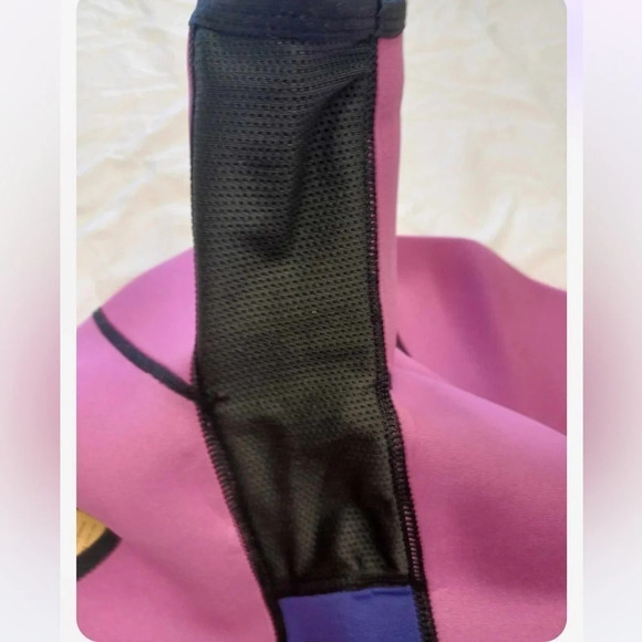 Hebezn Sauna T Shirts Sweat Suit  Body Shaper Workout Pink Purple Size 3XL - Picture 9 of 12